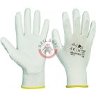 PU-ba mártott nylon kesztyű 7-es fekete (Bunting Light)