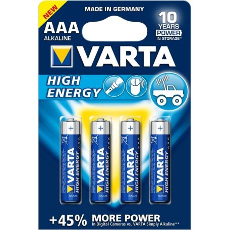 Varta HIGH-ENERGY alkáli elem AAA