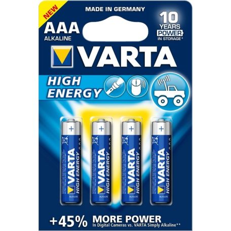 Varta HIGH-ENERGY alkáli elem AAA