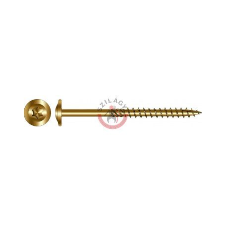 Faforgácslapcsavar 8*180 TORX laposfejű