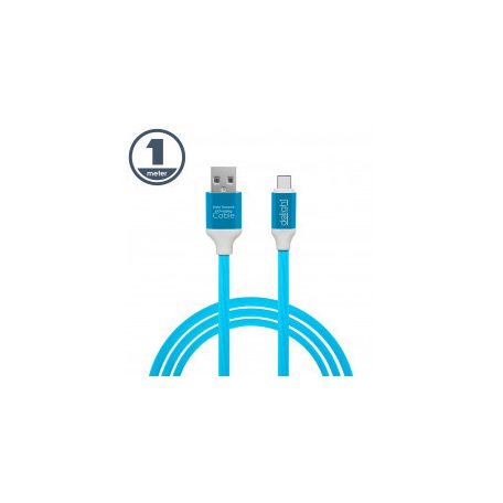 Adatkábel Micro USB Szilikon Bevonat 1m