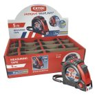 Mérőszalag ASSIST, gumírozott 5m*19mm  3 stoppos