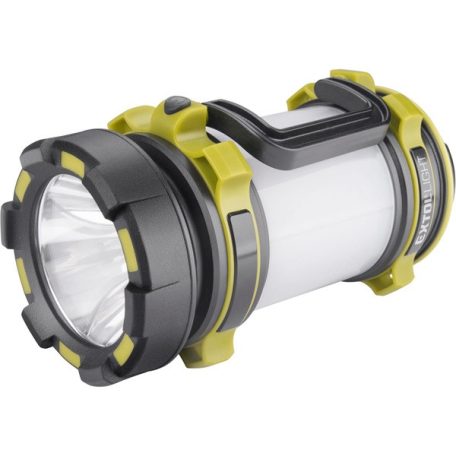 LED lámpa, tölthető; 350 Lm, cserélhető Li-ion akku, 2600 mAh, powerbank funkció