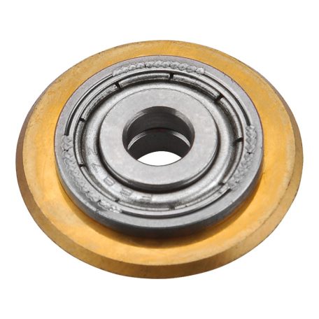 Vágókerék a csempevágókhoz, titánium-volfrám-karbid, 22×6×6 mm, csapágyas