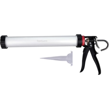 Kinyomópisztoly, fém; 380mm, 360°-ban körbeforgatható ALU tubustartóval