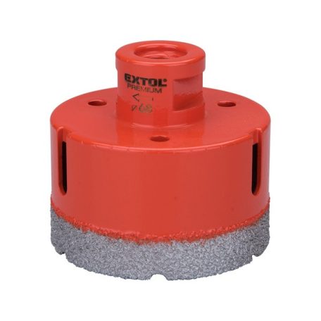 Körkivágó csempére, gyémánt vágóél; 65mm × M14, sarokcsiszolóba fogható