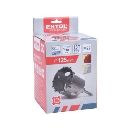 Körkivágó téglához SDS-plus befogás 125mm M22×170mm hosszúságú szár