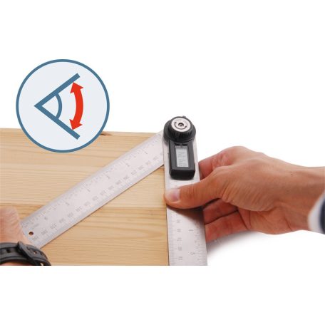Digitális szögmérő-vonalzó