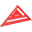 Asztalos derékszög, 180 mm, ALU, lézer gravírozott, mm beosztás, 0-90° ferde beo