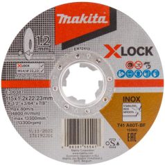 X-LOCK vágókorong INOX 115x1,2 mm A60T