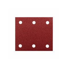 Csiszolópapír tépőzáras piros 114x102mm K60 10db
