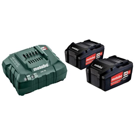 Basic akkumlátor szett 2x4,0Ah 18V akku+töltő