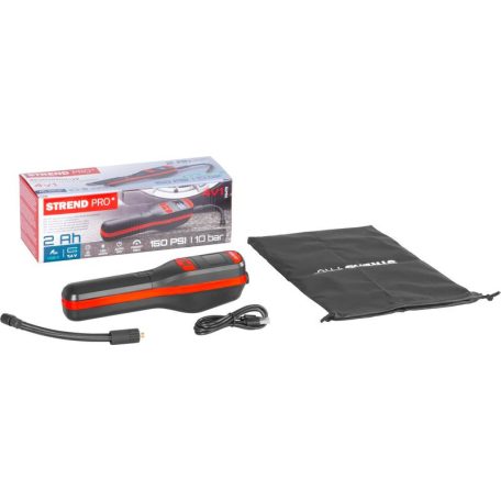 Strend Pro K25, kézi akkumulátoros pumpa 150 psi, 10 bar, LED világítás,