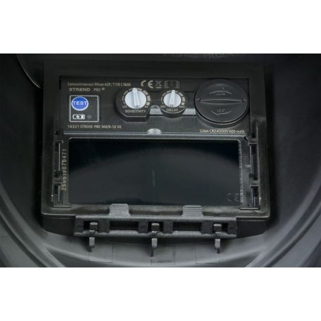 Hegesztőpajzs Strend Pro Galaxy MatteBlack, automata sötétedésű