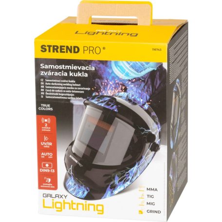 Hegesztőpajzs Strend Pro Galaxy Lightning, automata sötétedésű