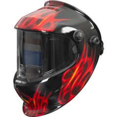   Hegesztőpajzs Strend Pro Galaxy Flame, automata sötétedésű