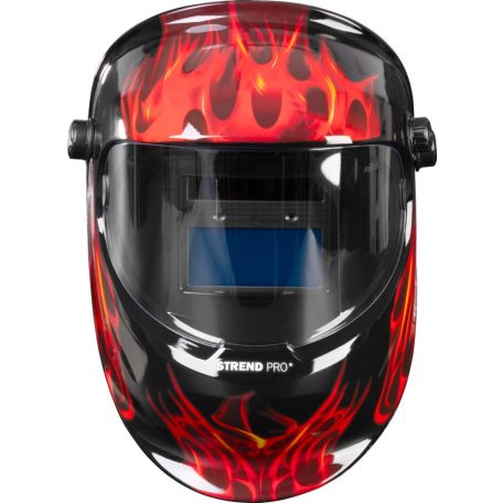 Hegesztőpajzs Strend Pro Galaxy Flame, automata sötétedésű