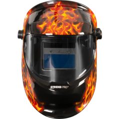   Hegesztőpajzs Strend Pro Galaxy Fire Skull, automata sötétedés