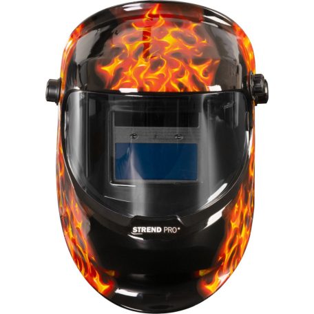 Hegesztőpajzs Strend Pro Galaxy Fire Skull, automata sötétedés