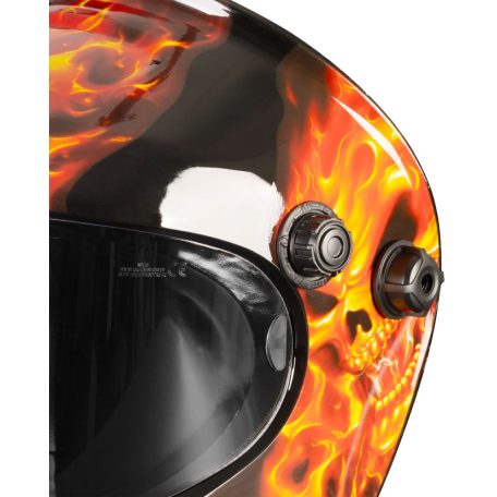 Hegesztőpajzs Strend Pro Galaxy Fire Skull, automata sötétedés