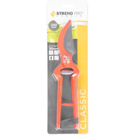 Metszőolló Strend Pro P8105, 230 mm, kerti, ágvágó, Softdipp red