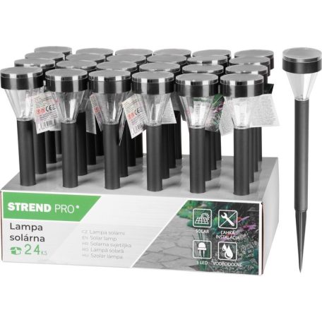 Lámpa Strend Pro Hamal, 34,5 cm, napelemes, 1x LED, AAA