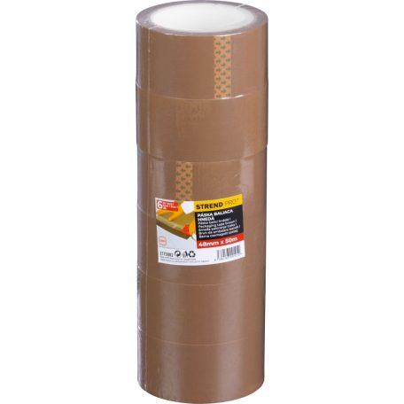 Ragasztószalag Strend Pro, 48 mm, hossz: 50 m, 45 µm OPP, barna