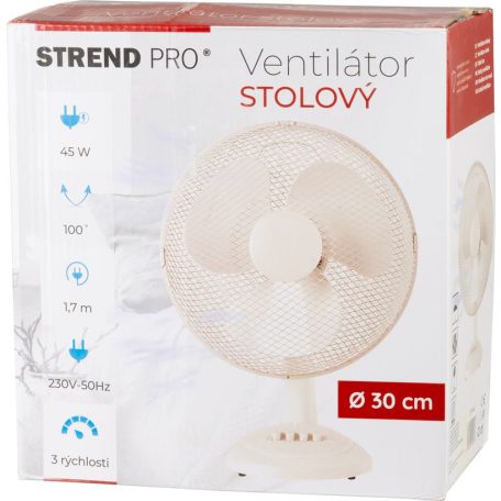 Ventilátor Strend Pro, asztali, 34 cm, 35 W