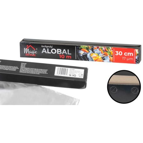 Alufólia MagicHome, 30 cm, H-10 m, 17 µm, alumínium