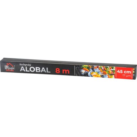 Alufólia MagicHome, 45 cm, H-8 m, 17 µm, alumínium