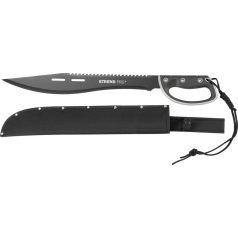   Strend Pro macséta tokkal, fűrésszel, kézvédelemmel, fekete, 61 cm