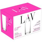 Pohár Liberty, LAV, üveg, vízhez, 295 ml, 62x133 mm, csomag. 6 db
