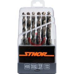 Fémcsigafúró klt 1-10  19r  HSS      műanyag doboz