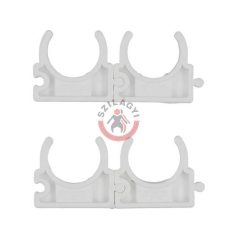Műanyag csőbilincs készlet, 20 mm-es csőhöz, 4 db/cs.