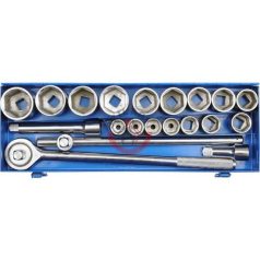 Dugókulcs készlet 3/4" 21 részes 22-50 mm