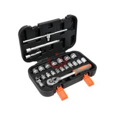 Dugókulcs készlet 3/8" 22 részes 6-22 mm