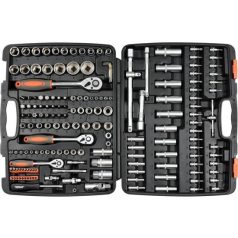   Dugókulcs készlet 1/2" 1/4" 3/8" 173 részes 10-32 mm