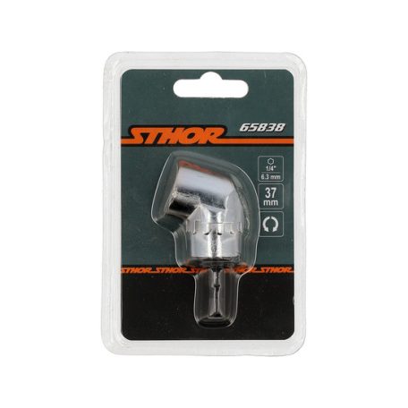 Sarokcsavarozó adapter hatlap 1/4" 105° 37mm