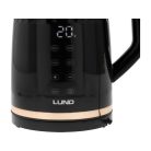 LUND elektromos vízforraló 1,7 liter  fekete