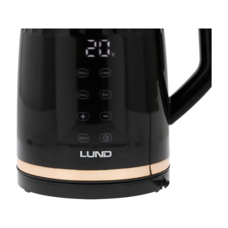 LUND elektromos vízforraló 1,7 liter  fekete