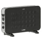 LUND elektromos konvektor 2000W fekete