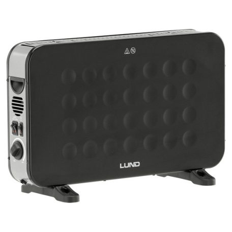LUND elektromos konvektor 2000W fekete