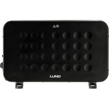 LUND elektromos konvektor 2000W fekete