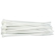 Kábelkötegelő 2.5x150mm fehér