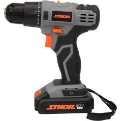   STHOR akkus fúró-csavarozó 20V 2Ah (1 aksi + töltő + koffer)