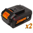 STHOR akkus fúró-csavarozó 20V 2Ah (2 aksi + töltő + koffer)