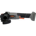 STHOR akkumlátoros sarokcsiszoló 125 mm 20V 2Ah (akku + töltő nélkül)