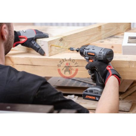 STHOR akkus ütvecsavarozó 1/4" 20V 150 Nm (akku és töltő nélkül)