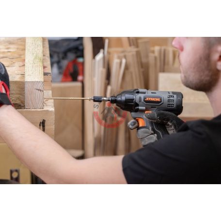 STHOR akkus ütvecsavarozó 1/4" 20V 150 Nm (akku és töltő nélkül)