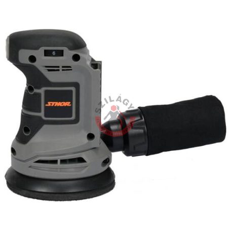 STHOR akkus excentercsiszoló 20V 125 mm (akku és töltő nélkül)